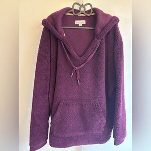Koolaburra by UGG Burgundy Sherpa Hoodie XL